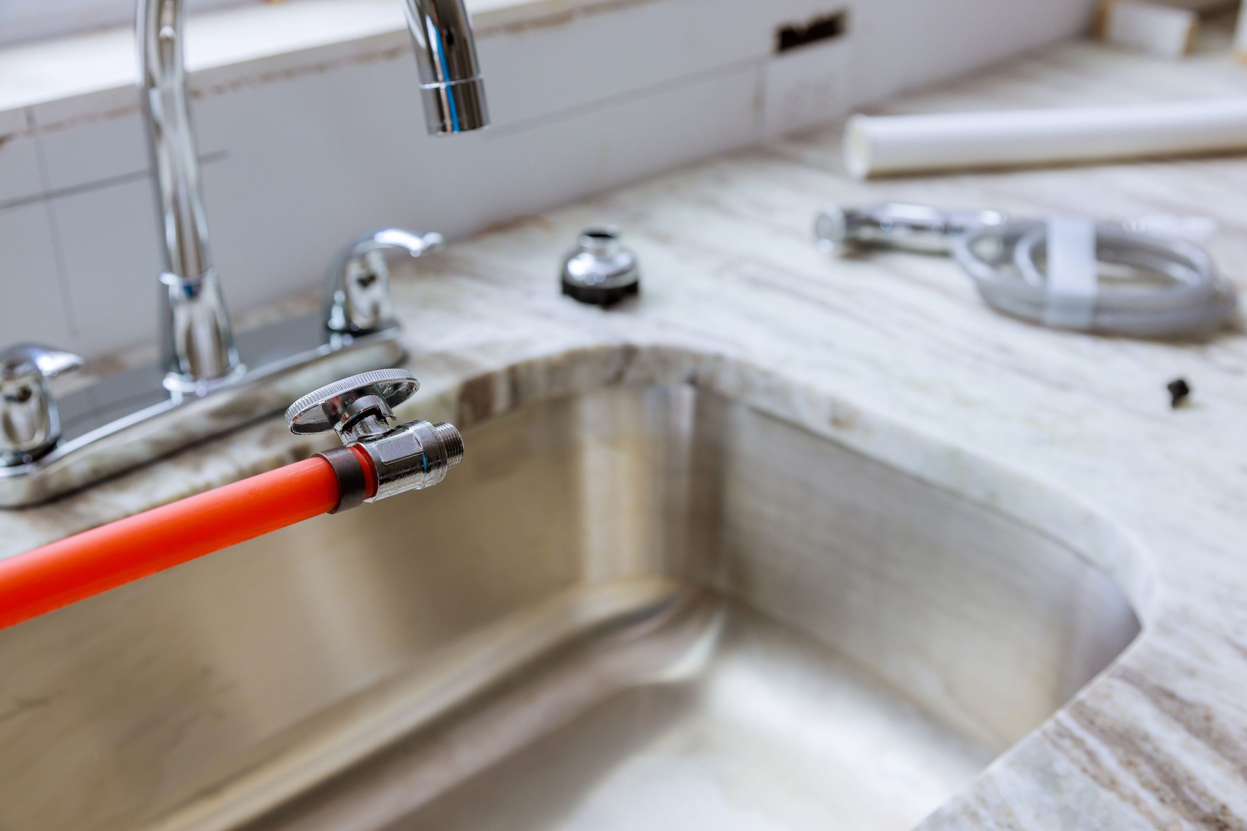 kitchen tap installation